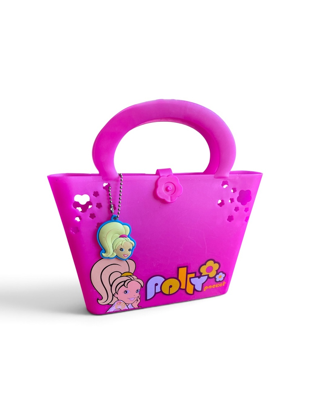 Sac de transport vintage Polly pocket rose vintage boitier mattel 2000